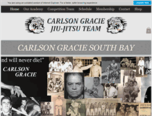 Tablet Screenshot of carlsongraciesouthbay.com